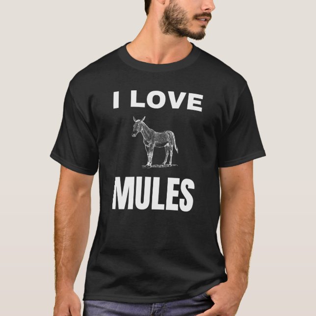 T-shirt J'aime Mules (Devant)