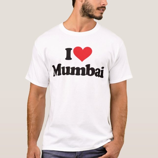 T-shirt J'aime Mumbai (Devant)