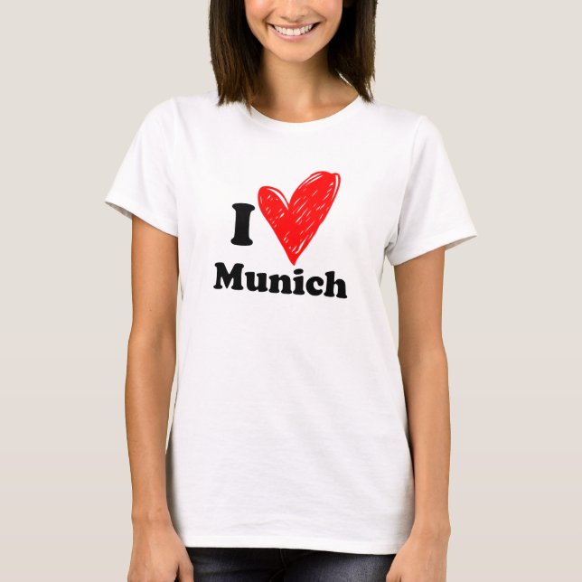 T-shirt J'aime Munich (Devant)