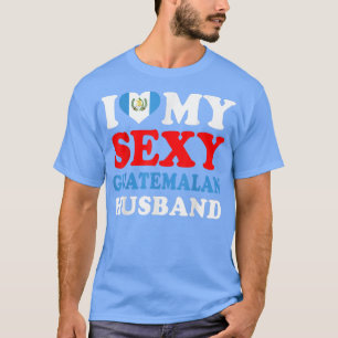 T-shirt J'aime My Sey Mari Guatémaltèque Femme Gi Guatemal