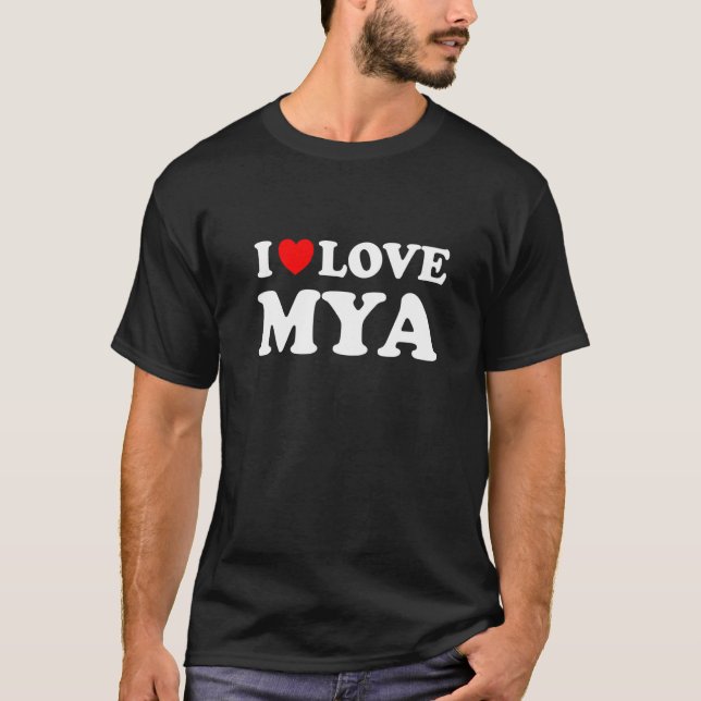 T-shirt J'Aime Mya J'Aime Mya (Devant)