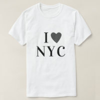 J'aime N Y C | Coeur texte personnalisé NYC New Yo