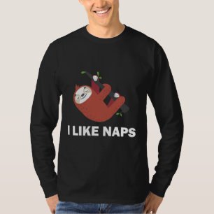 T-shirt J'Aime Naps Sloth Funny Sloth
