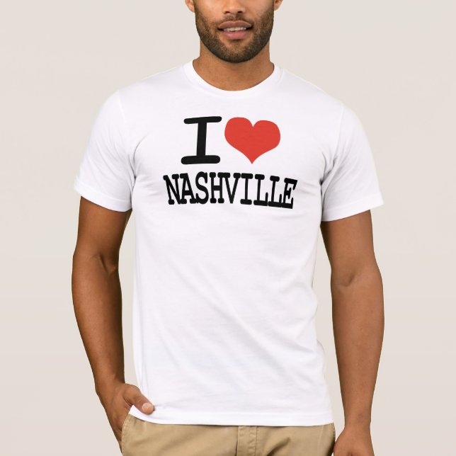 T-shirt J'aime Nashville (Devant)
