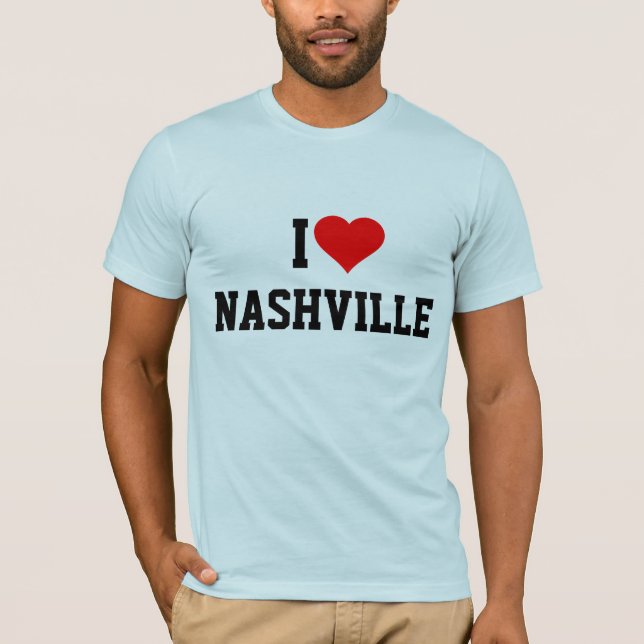 T-shirt J'aime Nashville (Devant)