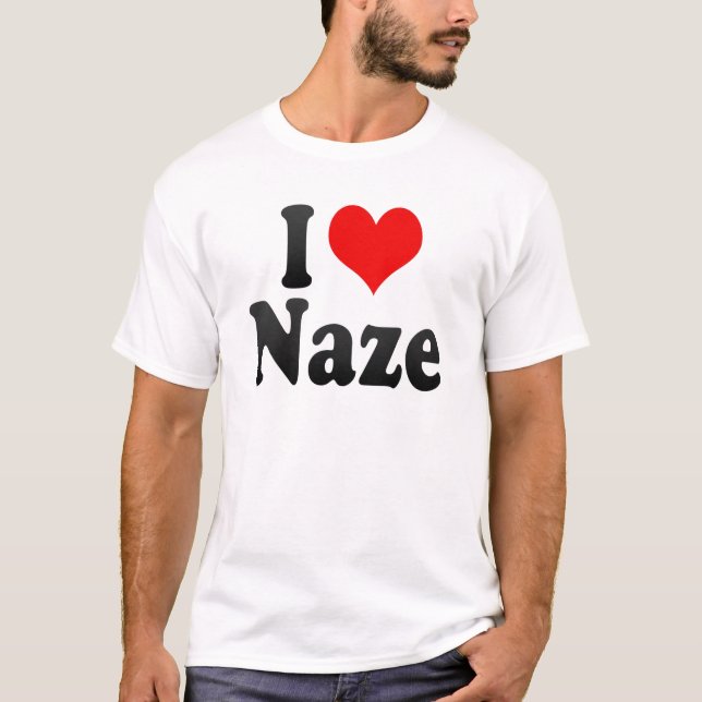 T-shirt J'aime Naze, Japon. Aisuru Naze, Japon (Devant)
