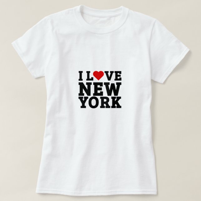 T-shirt J'aime New York (Design devant)