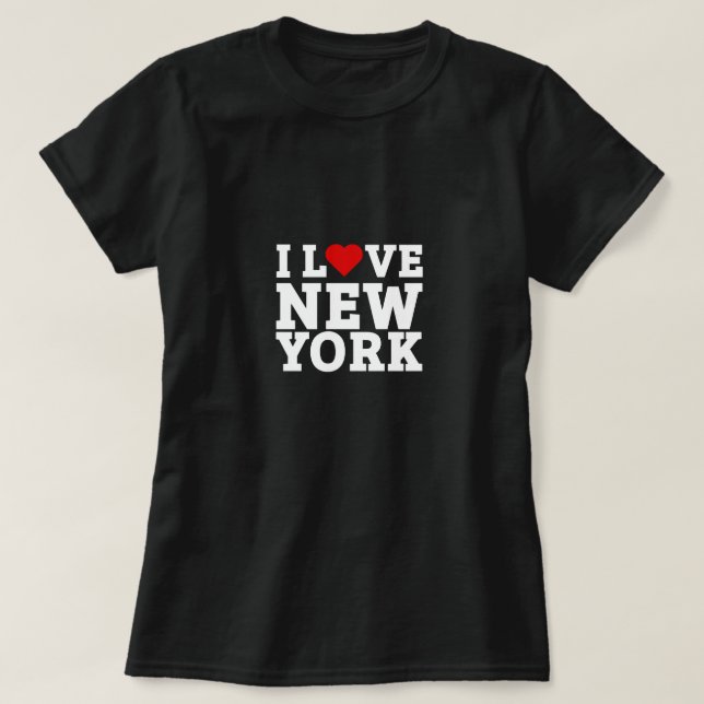 T-shirt J'aime New York (Design devant)