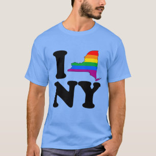 T-SHIRT J'AIME NEW YORK GAI