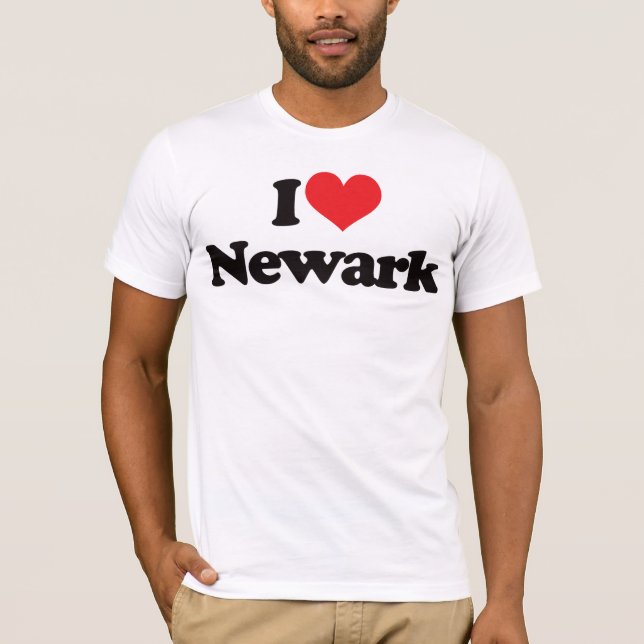 T-shirt J'aime Newark (Devant)
