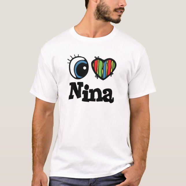 T-shirt J'aime Nina (Devant)