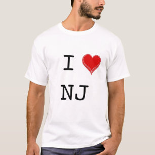 T-shirt J'aime NJ