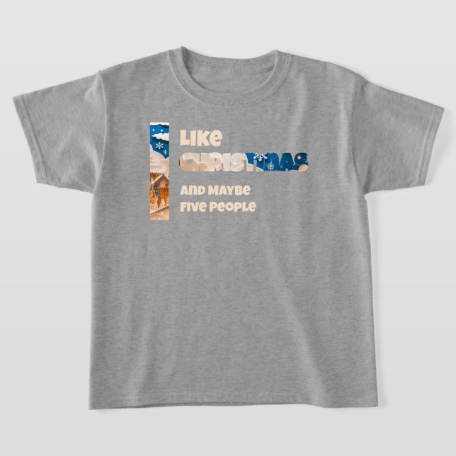 T-shirt J'aime Noël (Poser)