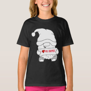 T-shirt J'aime Noël Gnomes