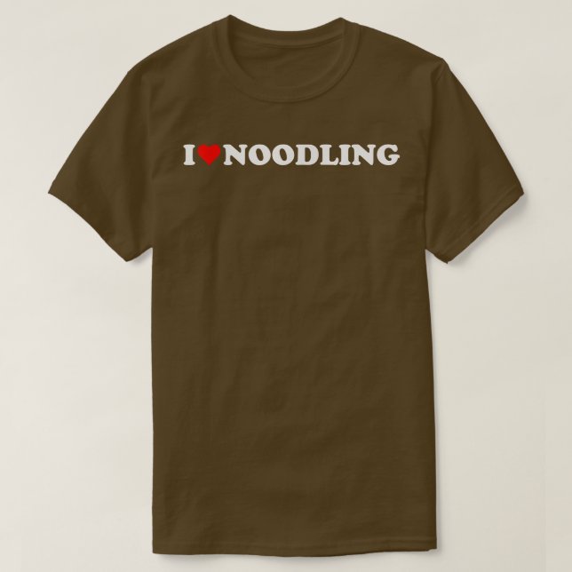T-shirt J'aime Noodling Hobby Thème Lover (Design devant)