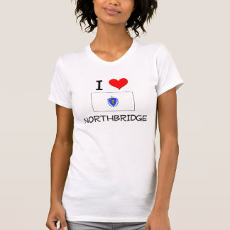 T-shirt J'aime Northbridge le Massachusetts