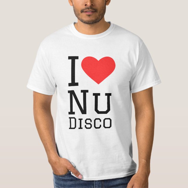 T-shirt J'aime Nu disco (Devant)