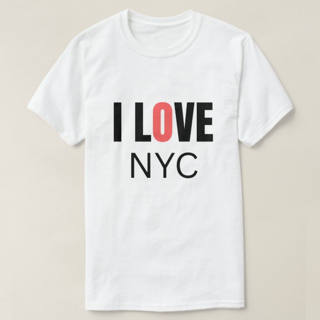 T-shirt J'aime NYC (Design devant)
