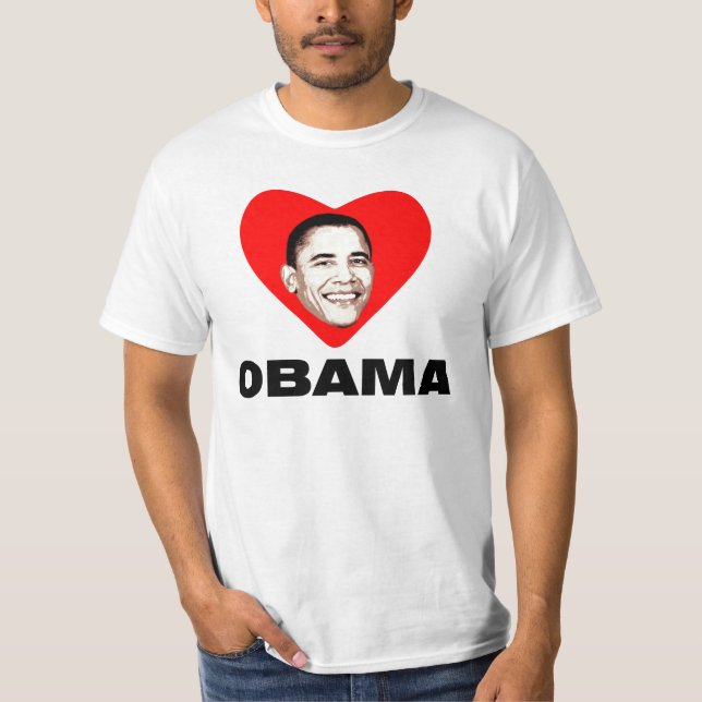 T-shirt J'aime Obama (Devant)