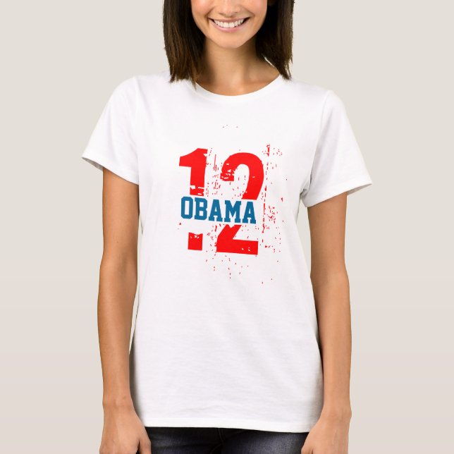 T-shirt J'aime Obama 2012 (Devant)