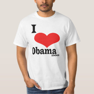T-shirt J'aime Obama 2012
