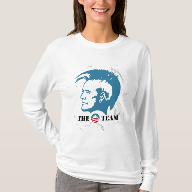 T-shirt J'aime Obama 2012 (Devant)