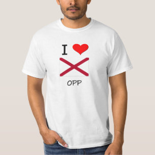 T-shirt J'aime OPP Alabama