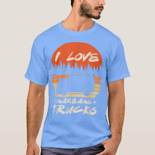 T-shirt J'aime ordures Camion Camion Camion Camion Camion
