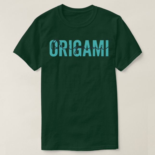 T-shirt J'aime Origami sur Origami (Design devant)