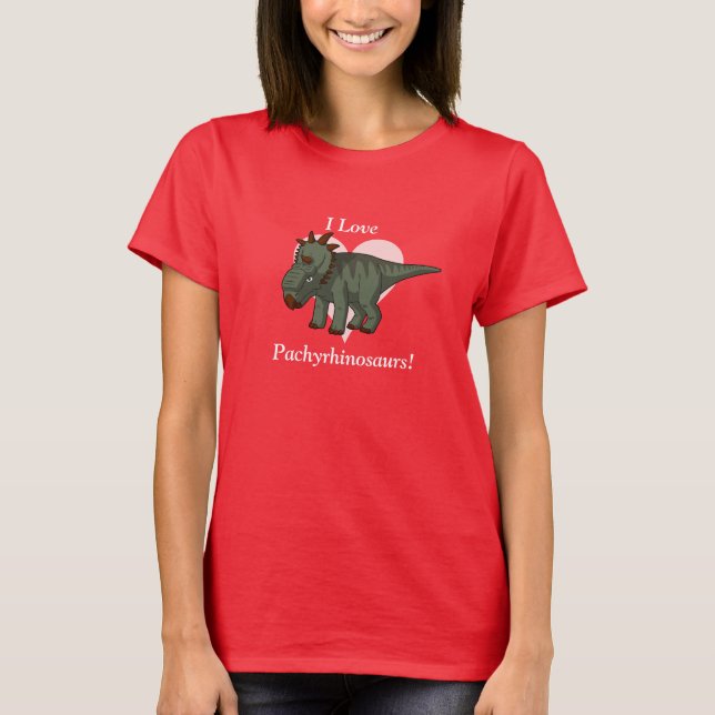 T-shirt J'aime Pachyrhinosaurs ! (Devant)