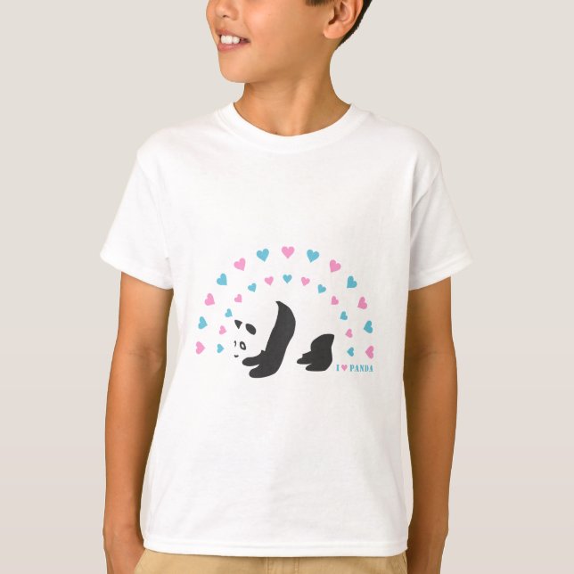 T-shirt J'aime Panda (Devant)