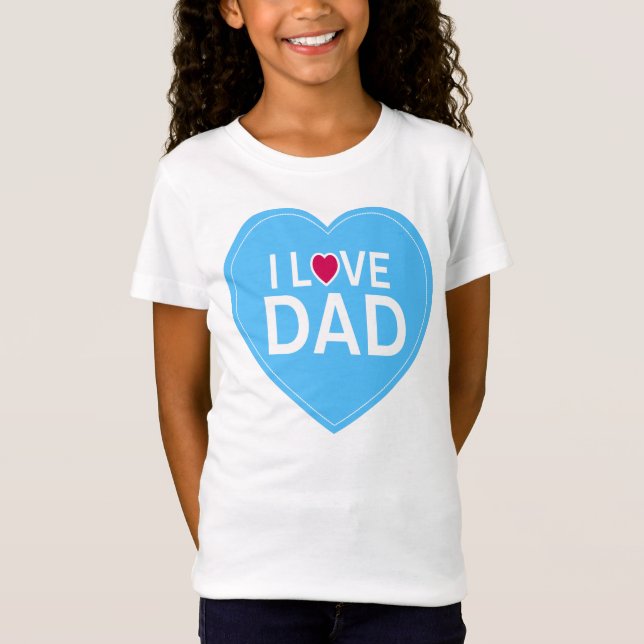T-Shirt J'aime papa (Devant)
