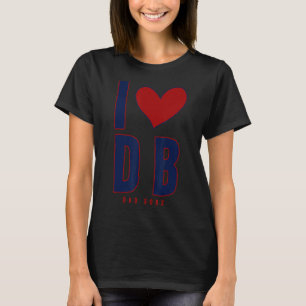 T-shirt J'Aime Papa Bods Db I Love Db Papa Bods