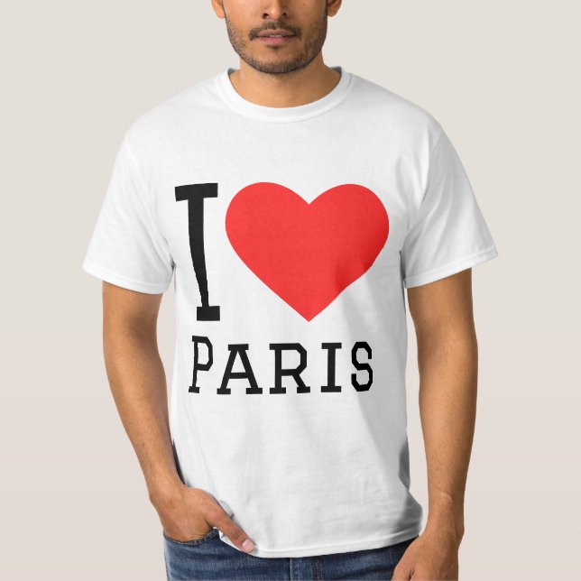 T-shirt J'aime paris (Devant)