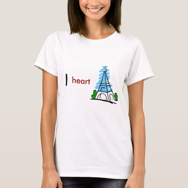 T-shirt J'aime Paris (Devant)