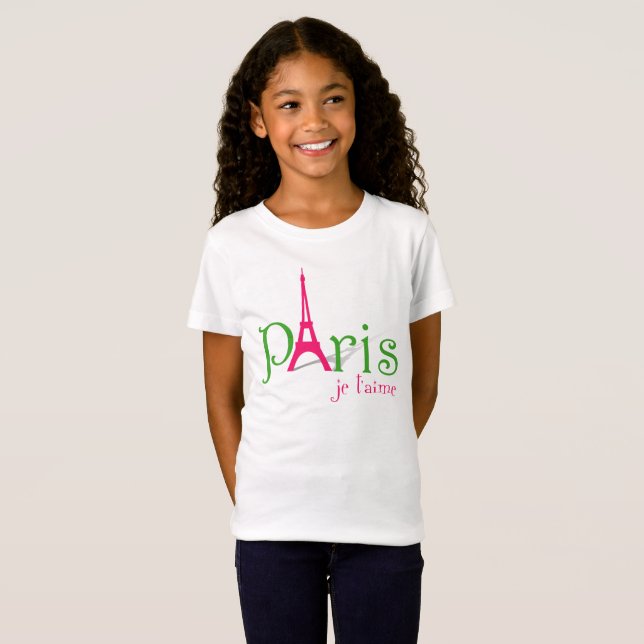 T-Shirt J'aime Paris (Devant entier)