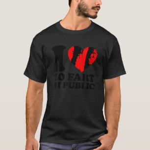 T-shirt J'Aime Pâter En Public T Shirt
