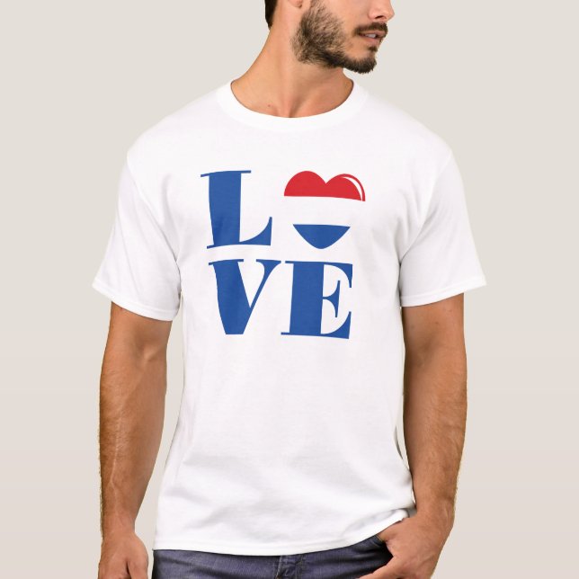 T-shirt J'aime Pays-Bas (Devant)