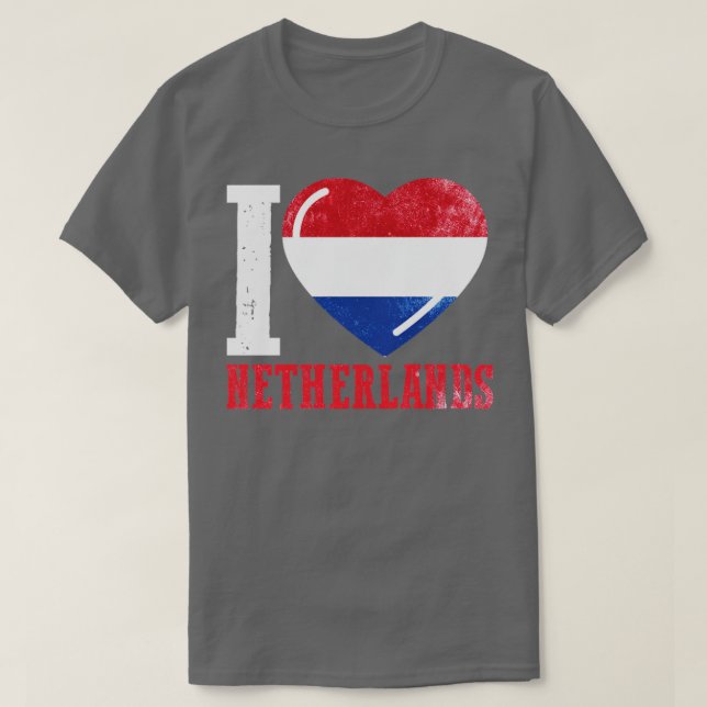 T-shirt J'aime Pays-Bas (Design devant)