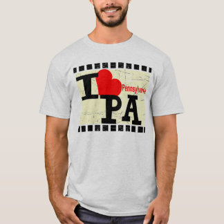 T-shirt J'aime Pennsylvanie