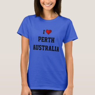 T-SHIRT J'AIME PERTH, AUSTRALIE