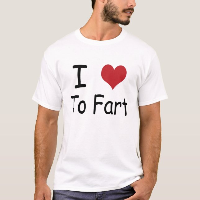 T-shirt J'aime péter (Devant)