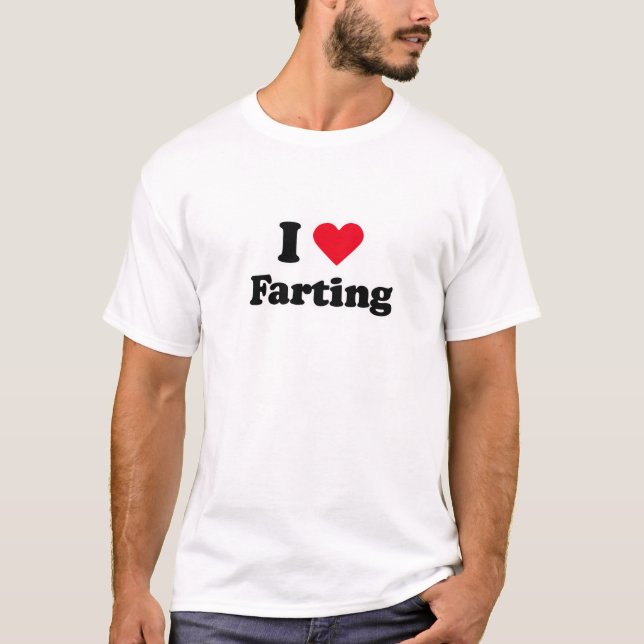 T-shirt J'aime péter (Devant)