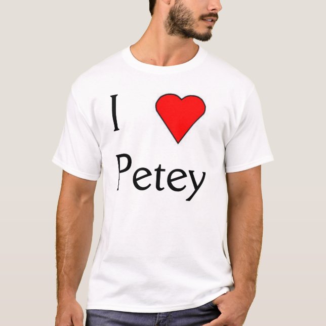 T-shirt J'aime Petey (Devant)