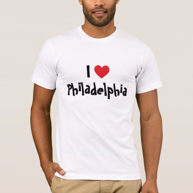 T-shirt J'aime Philadelphie (Devant)