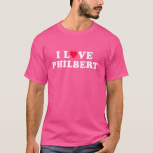 T-shirt J'aime Philbert Copain Petit Ami Philbert