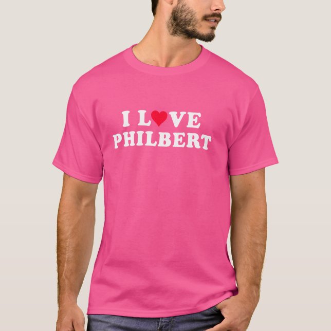 T-shirt J'aime Philbert Copain Petit Ami Philbert (Devant)