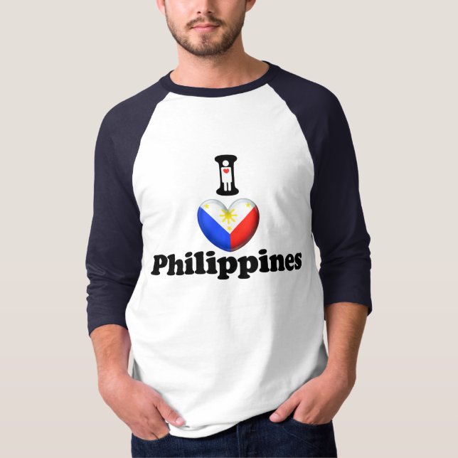 T-shirt J'aime Philippines (Devant)