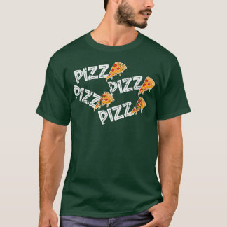 T-shirt J'aime pizza vintage rétro les années 70 amoureux