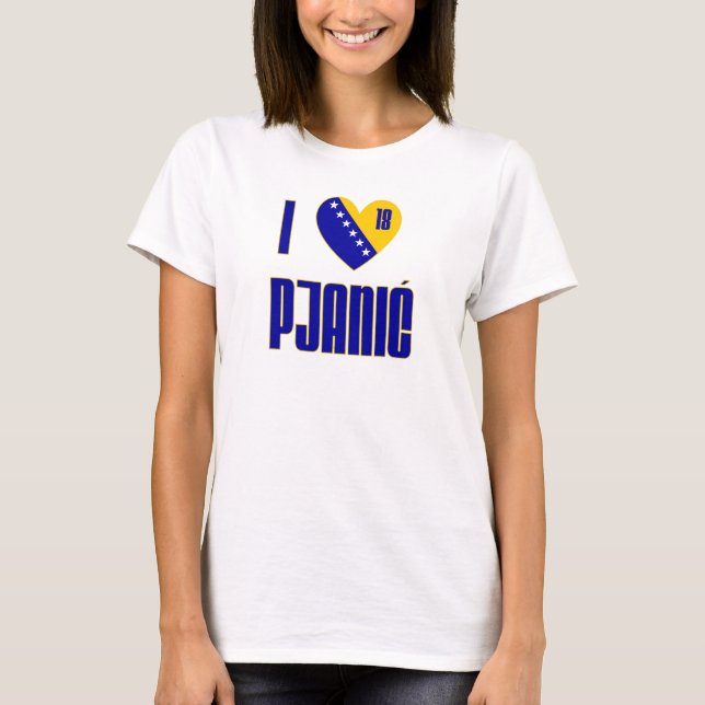 T-shirt J'aime Pjanic (Devant)